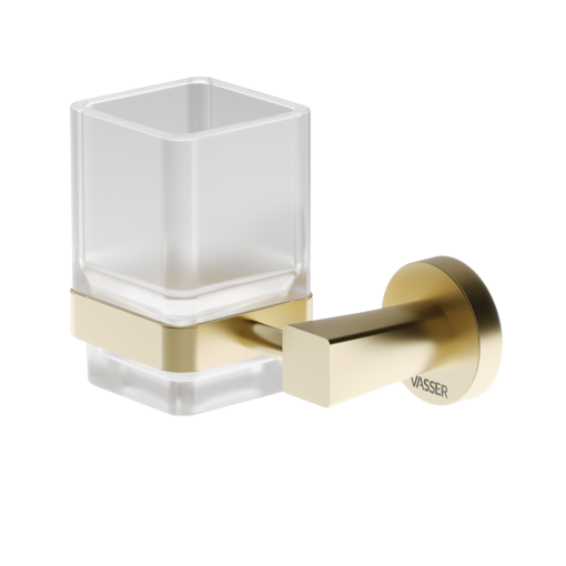Portacepillos Vasser Zafiro Brushed Gold 12/1839.DO