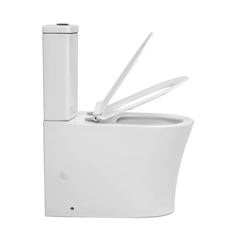 Combo Peirano Urban Blanco Inodoro Largo con asiento + Depósito de Apoyo - Imagen 4